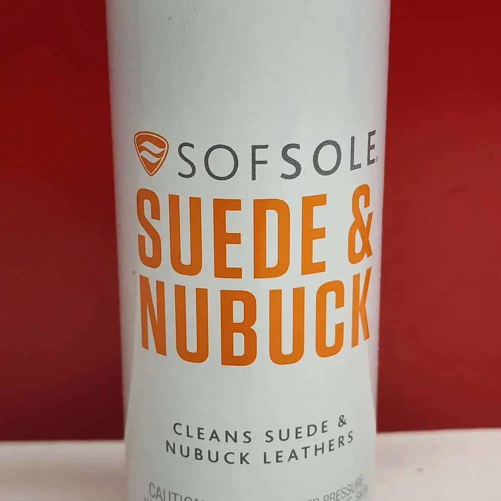 Sof Sole Suede and Nubuck Foaming Shoe Cleaner 9 oz with Brush Top